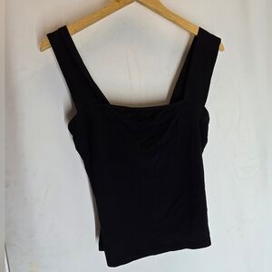 Reformation jeans women’s tank top ribbed black